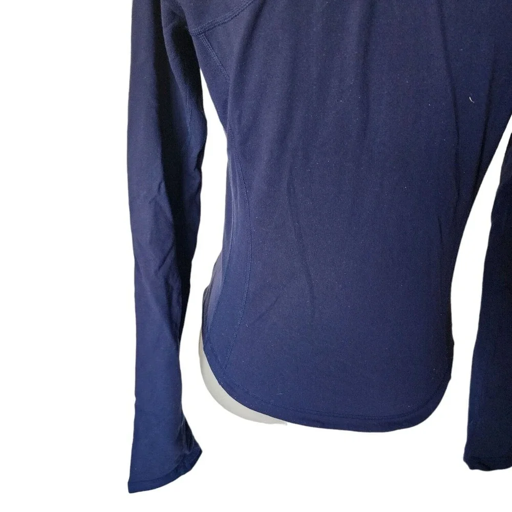 Lululemon Athletica Jacket‎ 8 Shape Jacket Blue Zipper Luon Lightweight